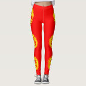 Vlag van Kirgizië Leggings (Voorkant)