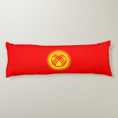 Vlag van Kirgizië Lichaamskussen (Achterkant)