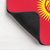 Vlag van Kirgizië Muismat (Hoek)