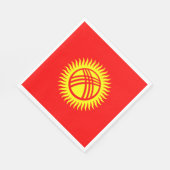 Vlag van Kirgizië Servet (Hoek)