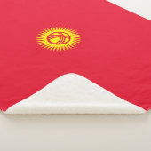 Vlag van Kirgizië Sherpa Deken (3/4)
