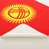 Vlag van Kirgizië Sherpa Deken (3/4)