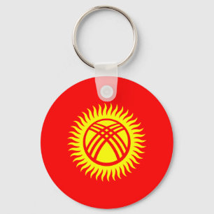 Vlag van Kirgizië Sleutelhanger