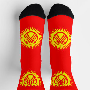 Vlag van Kirgizië Sokken