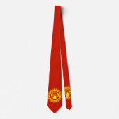 Vlag van Kirgizië Stropdas (Voorkant)