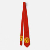 Vlag van Kirgizië Stropdas (Achterkant)