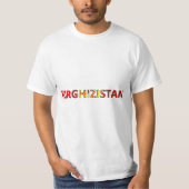 Vlag van Kirgizië T-shirt (Voorkant)
