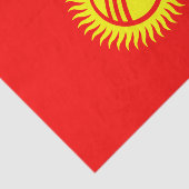 Vlag van Kirgizië Tissuepapier (Detail)