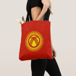Vlag van Kirgizië Tote Bag