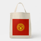 Vlag van Kirgizië Tote Bag (Achterkant)