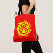 Vlag van Kirgizië Tote Bag (Dichtbij)