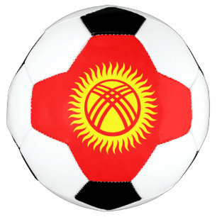 Vlag van Kirgizië Voetbal