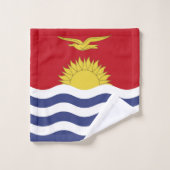 vlag van Kiribati Bad Handdoek (Wasdoekje)