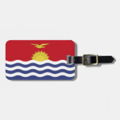 vlag van Kiribati Bagagelabel (Voorkant horizontaal)