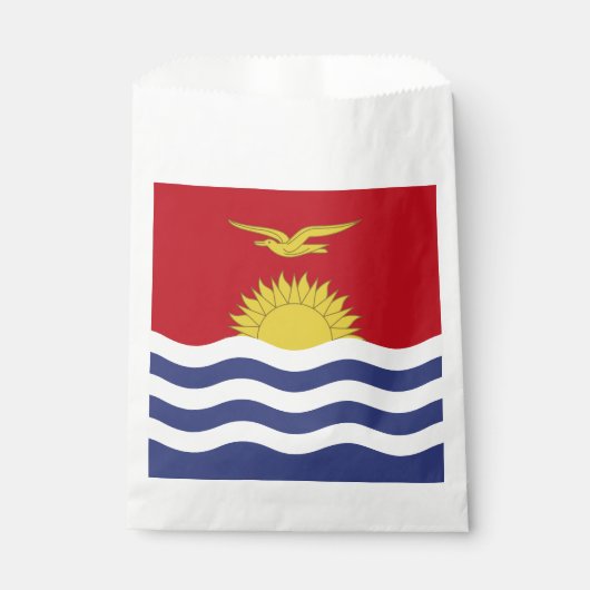vlag van Kiribati Bedankzakje (Voorkant)