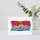 Vlag van Kiribati Briefkaart (Staand voorkant)