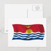 Vlag van Kiribati Briefkaart (Voorkant / Achterkant)