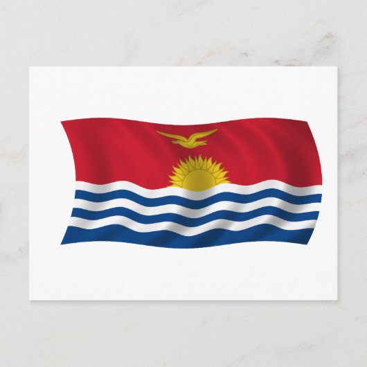 Vlag van Kiribati Briefkaart (Voorkant)