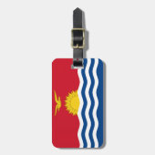 Vlag van Kiribati Easy ID Personal Bagagelabel (Voorkant verticaal)