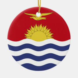vlag van Kiribati Keramisch Ornament