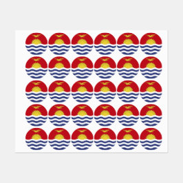 vlag van Kiribati Labels