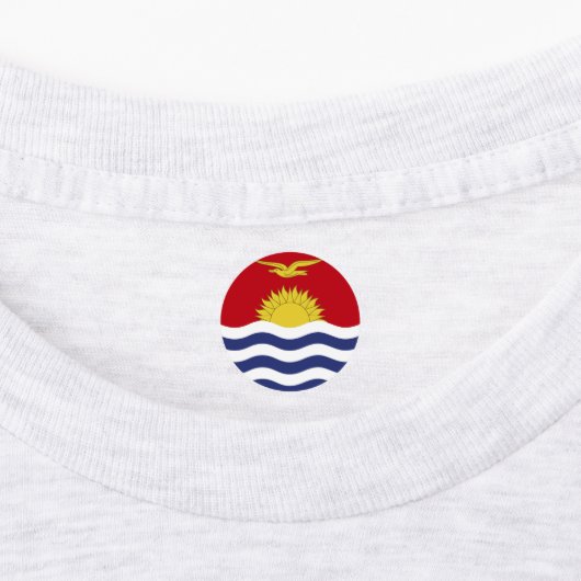 vlag van Kiribati Labels (Aangebracht)
