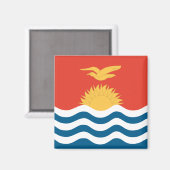 Vlag van Kiribati Magneet (Voorkant / Achterkant)