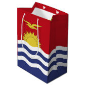 vlag van Kiribati Medium Cadeauzakje (Achterkant Gekanteld)