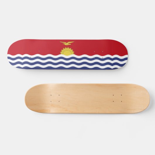 vlag van Kiribati Persoonlijk Skateboard (Horizontaal)