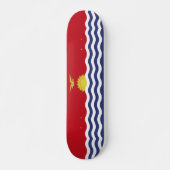 vlag van Kiribati Persoonlijk Skateboard (Voorkant)