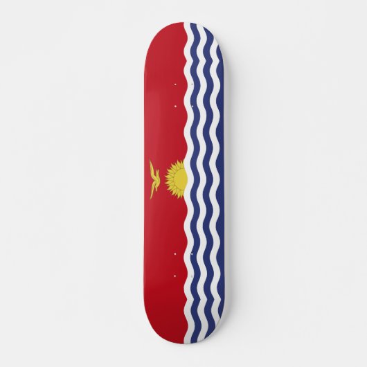 vlag van Kiribati Persoonlijk Skateboard (Voorkant)