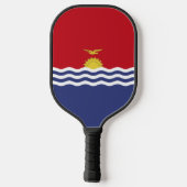 vlag van Kiribati Pickleball Paddle (Achterkant)