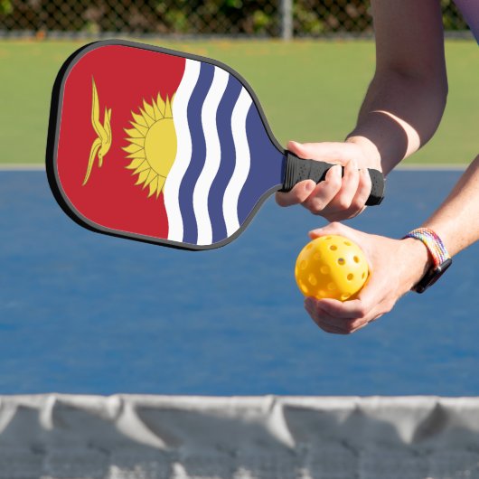 vlag van Kiribati Pickleball Paddle (Insitu)
