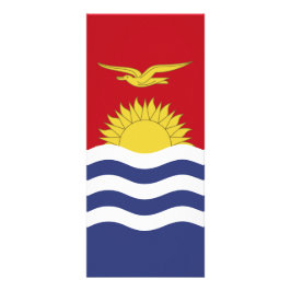 vlag van Kiribati Reclamekaart