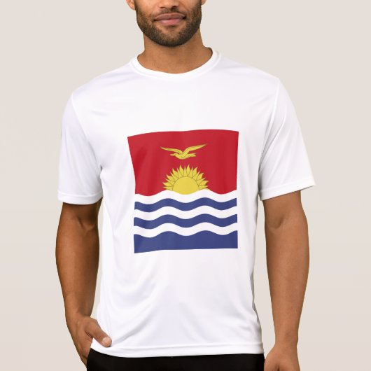 vlag van Kiribati T-shirt (Voorkant)