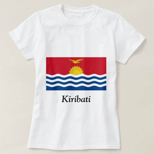 Vlag van Kiribati T-shirt (Design voorkant)