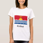 Vlag van Kiribati T-shirt (Voorkant)