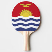 vlag van Kiribati Tafeltennisbatje (Voorkant)
