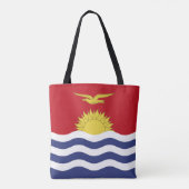 vlag van Kiribati Tote Bag (Achterkant)