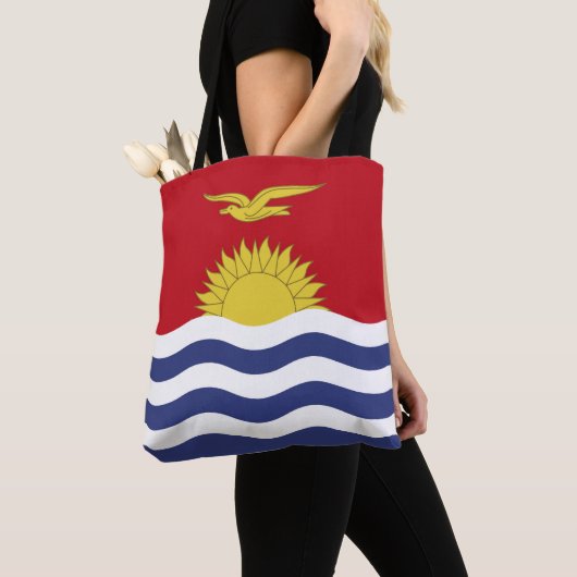 vlag van Kiribati Tote Bag (Dichtbij)