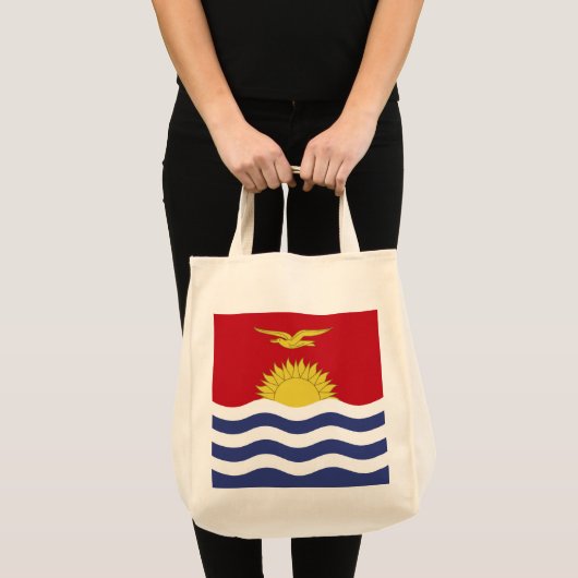 vlag van Kiribati Tote Bag (Voorkant (product))