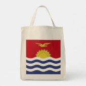 vlag van Kiribati Tote Bag (Achterkant)