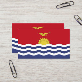 vlag van Kiribati Visitekaartje