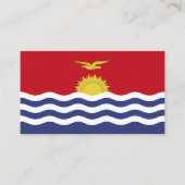 vlag van Kiribati Visitekaartje (Voorkant)