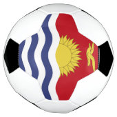 vlag van Kiribati Voetbal (Gedraaid)