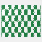 Vlag van Kirkcudbrightshire Fleece Blanket Deken (Voorkant (Horizontaal))