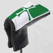 Vlag van Kirkcudbrightshire Golf Head Hoesje Golfheadcover (3/4 voorkant)