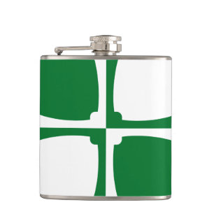 Vlag van Kirkcudbrightshire Hip Flask Heupfles