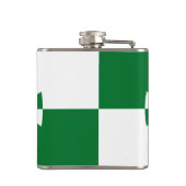 Vlag van Kirkcudbrightshire Hip Flask Heupfles (Achterkant)