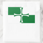 Vlag van Kirkcudbrightshire rechthoekige sticker (Tas)